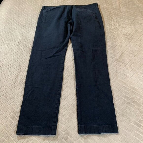 J Crew Mens 35x32 Chino Pants Navy Blue Straight Leg Stretch Mid Rise - Picture 9 of 13